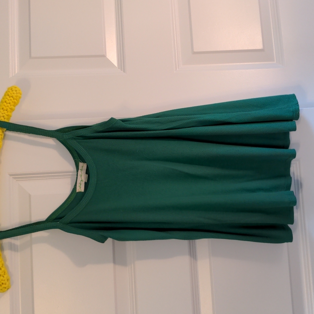 Staring at Stars swingy green tank
